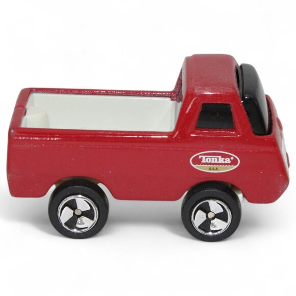 Tonka Maisto Red Diecast Pickup Truck Toy With Rare Black Windows - Picture 2 of 8